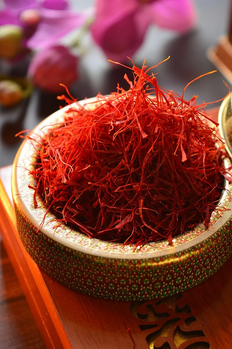 Saffron plant